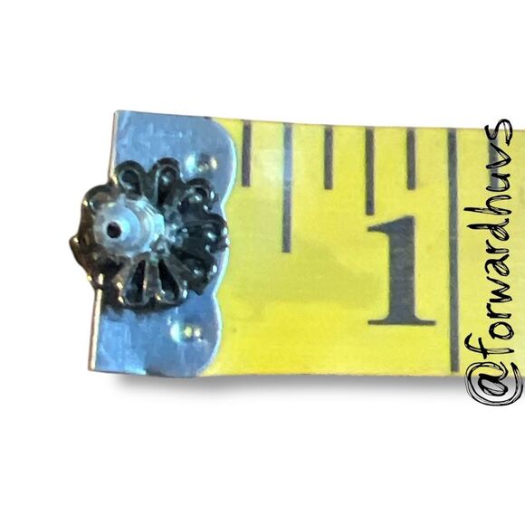 Bundle Sale 3 for $15 | Black & Clear Rhinestone Stud Earrings - Picture 5 of 7